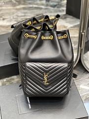 YSL Joe backpack in lambskin black 22cm - 6