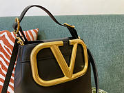 Valentino Supervee calfskin handbag black 20cm - 6