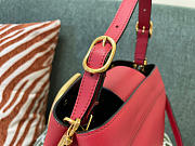 Valentino Supervee calfskin handbag red 20cm - 6