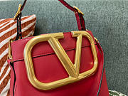 Valentino Supervee calfskin handbag red 20cm - 5