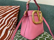 Valentino Supervee calfskin handbag pink 20cm - 4