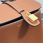 Celine medium Tabou in tan smooth calfskin 22cm - 2