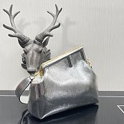 Fendi First medium silver bag 32.5cm - 6