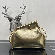 Fendi First medium gold bag 32.5cm - 1