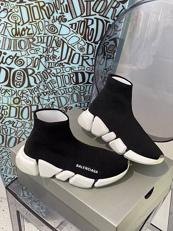 Balenciaga Speed 2.0 sneaker in black/white