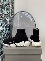 Balenciaga Speed 2.0 sneaker in black/white - 5