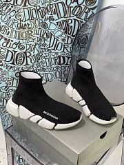 Balenciaga Speed 2.0 sneaker in black/white - 3