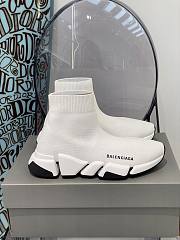 Balenciaga Speed 2.0 sneaker in white/black - 6