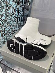Balenciaga Speed 2.0 sneaker in white/black - 5