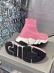 Balenciaga Speed 2.0 sneaker in pink/black - 5