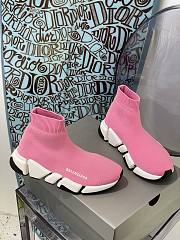 Balenciaga Speed 2.0 sneaker in pink/black - 4