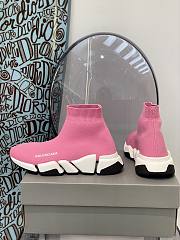 Balenciaga Speed 2.0 sneaker in pink/black - 3