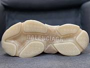 Balenciaga Triple S clear sole sneaker in beige double foam and mesh - 2
