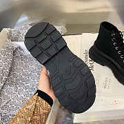 Alexander McQueen Tread slick boot black canvas - 5
