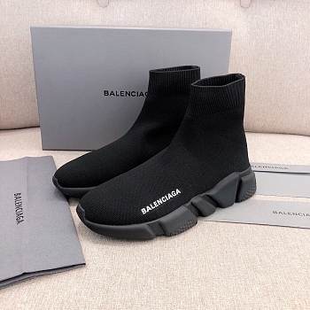 Balenciaga Speed recycled trainers in black knit