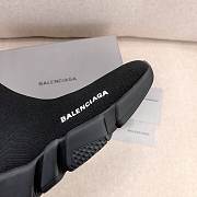 Balenciaga Speed recycled trainers in black knit - 6