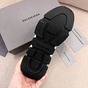 Balenciaga Speed clear sole trainers in black knit and white/black clear sole unit - 6