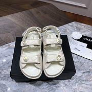 Chanel sandals rice calfskin - 1