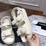 Chanel sandals rice calfskin - 2