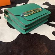 Hermes Roulis mini bag in green 18cm - 3