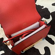 Hermes Roulis mini bag in light red 18cm - 4