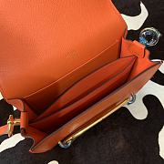 Hermes Roulis mini bag in orange 18cm - 4