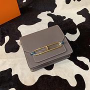 Hermes Roulis mini bag in grey 18cm - 1