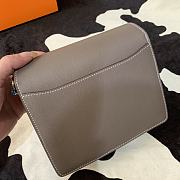 Hermes Roulis mini bag in grey 18cm - 3