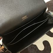 Hermes Roulis mini bag in black 18cm - 6