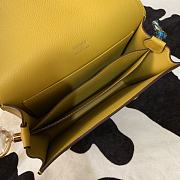 Hermes Roulis mini bag in yellow 18cm - 6