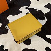 Hermes Roulis mini bag in yellow 18cm - 4