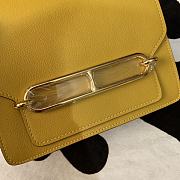 Hermes Roulis mini bag in yellow 18cm - 2