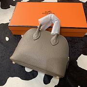 Hermes Bolide 1923 mini bag in dark beige - 1