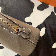 Hermes Bolide 1923 mini bag in dark beige - 4