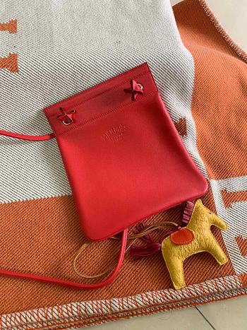 Hermes Aline mini bag in red