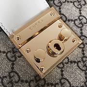 Gucci Padlock GG small shoulder bag in white 498156 26cm - 6