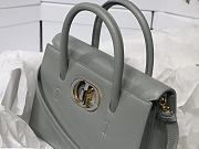 Dior ST Honoré bag in grey 25cm - 4