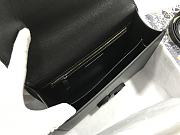 Dior 30 montaigne black ultramatte grained calfskin M9203 24cm - 5