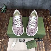 Gucci 100 Rhyton sneaker beige/ebony maxi GG supreme canvas and white sole - 2