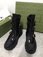 Gucci ankle boot with buckles - 5