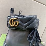 Gucci Ankle boot with double G black leather - 2