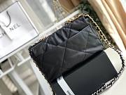 Chanel 19 handbag calfskin in black 26cm - 2