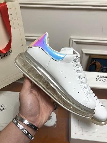 Alexander McQueen Oversized sneaker with transparent oversized sole