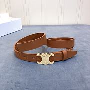 Celine belt brown 2.5cm - 6