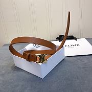 Celine belt brown 2.5cm - 5