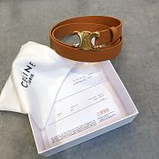 Celine belt brown 2.5cm - 2