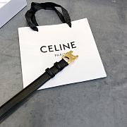Celine belt black 2.5cm - 3