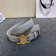 Celine belt white 2.5cm - 6