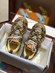 Gucci Flashtrek sneaker gold/brown - 6
