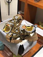 Gucci Flashtrek sneaker gold/brown - 3